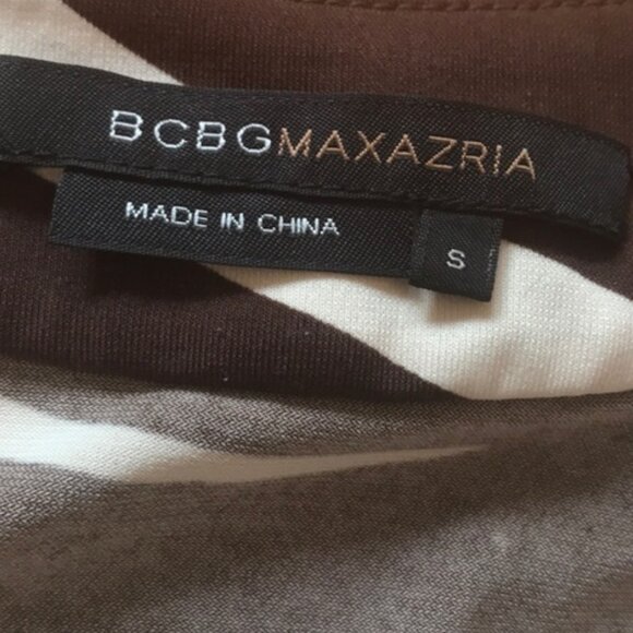 NWOT BCBG Max Azaria Animal Zebra Print Midi Dress - Picture 9 of 13